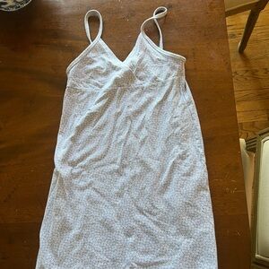 Brandy Melville Blue and White Floral dress